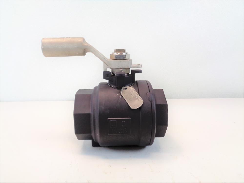 Jamesbury 3" NPT Full-Port Ball Valve JB-2236-NT, WCB, 800 CWP